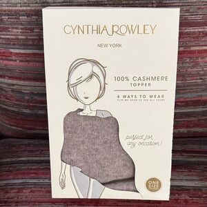 Cynthia Rowley Gray Cashmere Wrap